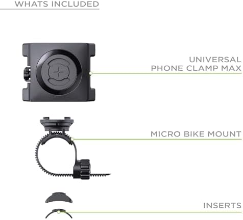 SP CONNECT Fahrrad-Handyhalterung SPC+ | Universelle Halterung für iPhone & Samsung | Perfekt für Mountainbike & Rennrad