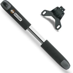 SKS GERMANY RACEDAY Fahrradpumpe für Rennräder – leistungsstark, kompakt & mit Halterung bis 10 bar/144 PSI