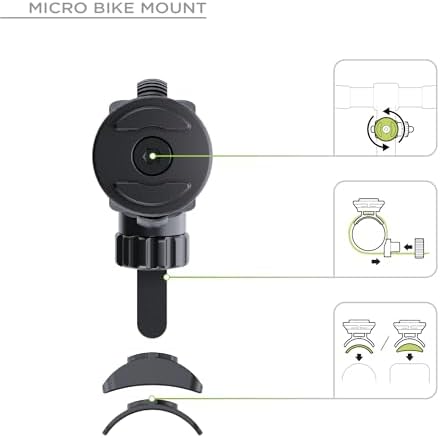 SP CONNECT Fahrrad-Handyhalterung SPC+ | Universelle Halterung für iPhone & Samsung | Perfekt für Mountainbike & Rennrad