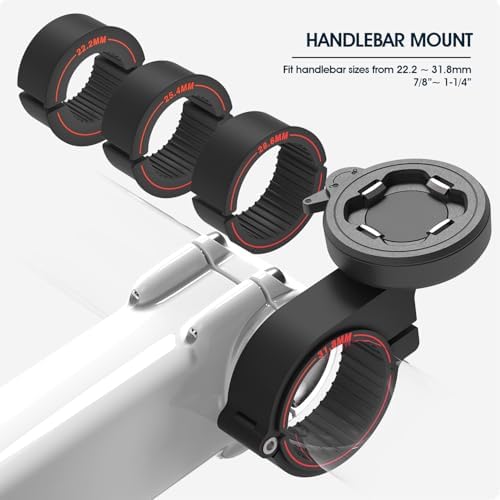 Robuste Alu Handyhalterung für Fahrrad/Motorrad – Schnellverschluss für 4-7,5" Smartphones, ideal für Rennrad und E-Bike