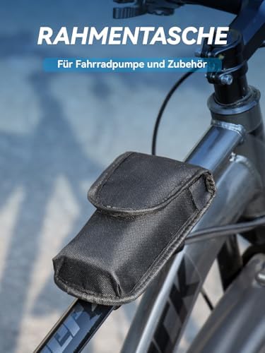 HT10 Elektrische Fahrradpumpe – 150PSI Mini Luftpumpe mit Digitalanzeige, ideal für Rennrad & E-Bikes