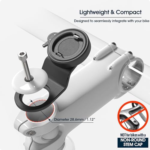 Robuste Alu Handyhalterung für Fahrrad/Motorrad – Schnellverschluss für 4-7,5" Smartphones, ideal für Rennrad und E-Bike