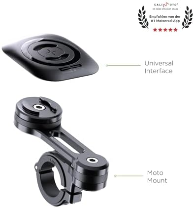 SP CONNECT Handyhalterung Motorrad | Universelle Smartphone Halterung für Motorräder & Roller | Perfekt für iPhone & Sam