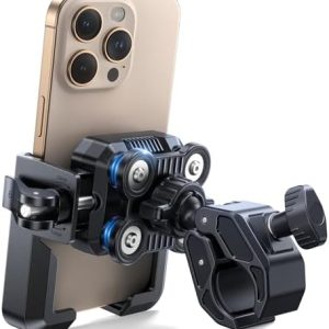 JOYROOM Handyhalterung Fahrrad & Motorrad – 2025 Upgrade Anti-Vibrations Halterung für iPhone 17/16 & Samsung S24, siche