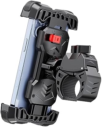 Grefay Handyhalterung für Fahrrad und Motorrad - universelle 360° Lenkerhalterung für iPhone und Samsung Smartphones (|7