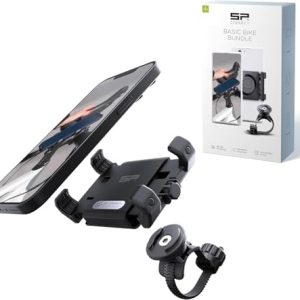 SP CONNECT Fahrrad-Handyhalterung SPC+ | Universelle Halterung für iPhone & Samsung | Perfekt für Mountainbike & Rennrad