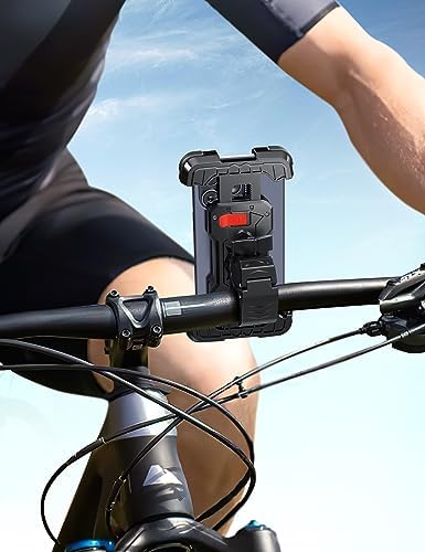 Grefay Handyhalterung für Fahrrad und Motorrad - universelle 360° Lenkerhalterung für iPhone und Samsung Smartphones (|7