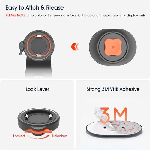 Robuste Alu Handyhalterung für Fahrrad/Motorrad – Schnellverschluss für 4-7,5" Smartphones, ideal für Rennrad und E-Bike