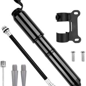 Mini Fahrradpumpe 120 PSI – Tragbare Luftpumpe für Rennrad & Mountainbike, schnelle Reifenaufblasung, inklusive Rahmenha