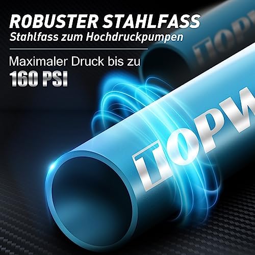 Hochwertige Fahrradpumpe für alle Ventile - Standpumpe für Rennrad, MTB & E-Bike mit 11 Bar Druck!