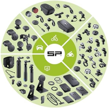 SP CONNECT Fahrrad-Handyhalterung SPC+ | Universelle Halterung für iPhone & Samsung | Perfekt für Mountainbike & Rennrad