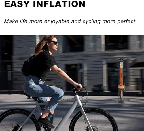 GOBKO Fahrradpumpe mit Manometer – Hochdruck 160 PSI für Rennrad und MTB, perfekte Sportballpumpe für unterwegs