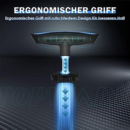 Hochwertige Fahrradpumpe für alle Ventile - Standpumpe für Rennrad, MTB & E-Bike mit 11 Bar Druck!