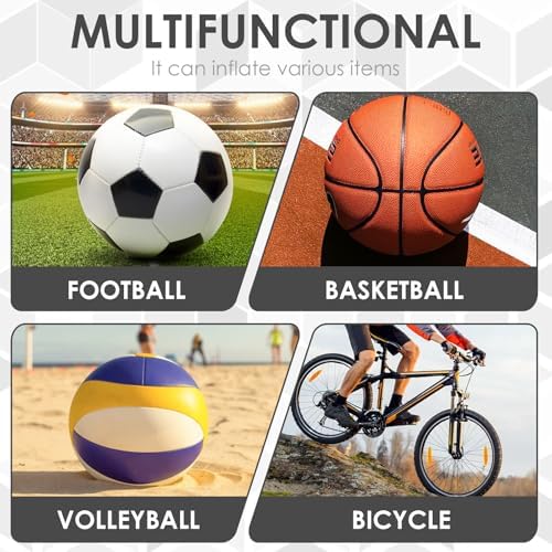 Klein Fahrrad Luftpumpe - Tragbare Mini Hochdruckpumpe 120PSI für Rennrad & Mountainbike, leicht mit Halterung